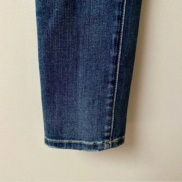 Treasure & Bond Skinny Jeans 27 Medium Blue Wash Distressed Stretch Denim - Picture 5 of 13
